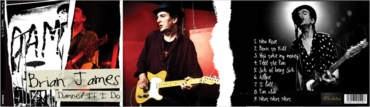 Brian James Damned If I Do Sleeve Design by Sophie Lo